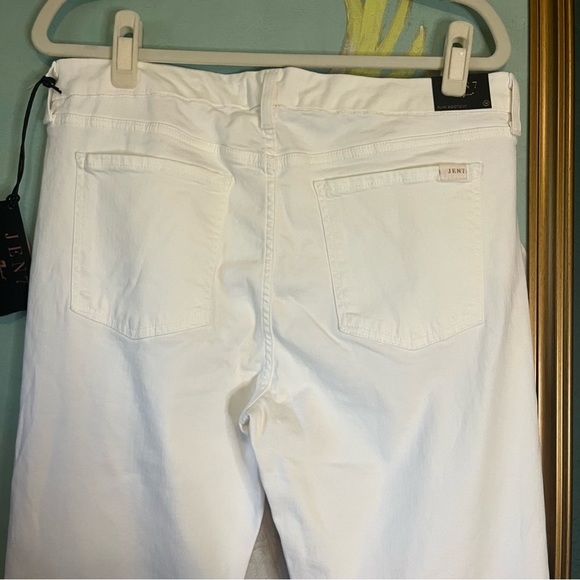 Jen7 & Seven For All Mankind White Slim Bootcut Sculpting Jeans Sz 14 - Picture 8 of 9